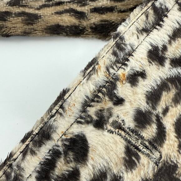 Milly Minis Girl's Animal Print Faux Fur‎ Coat Size 2 - Picture 13 of 13